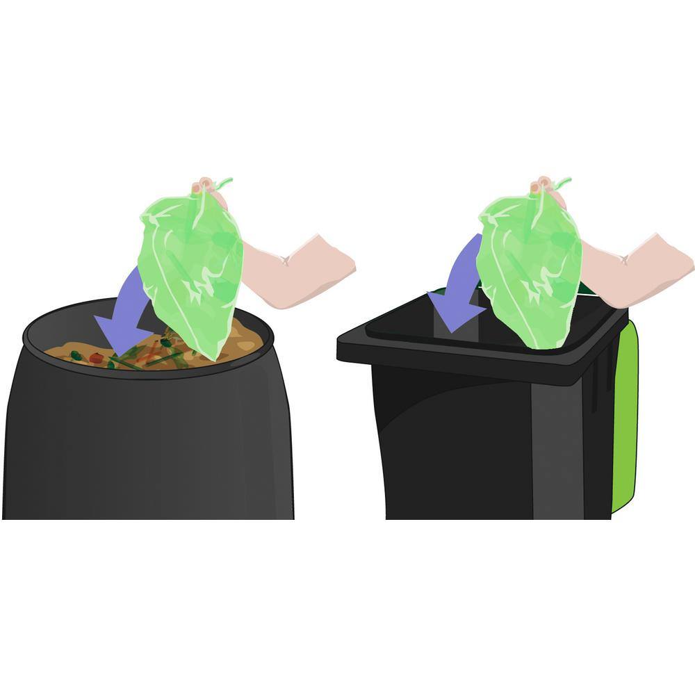 RSI 2.4 Gal. Corn Bags Kitchen Caddie (400-Bags)