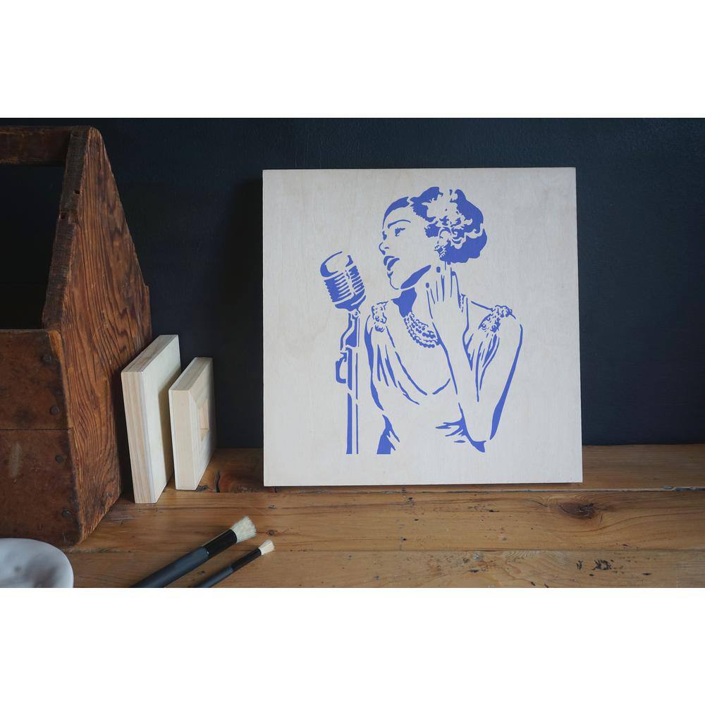 Stencil1 Blues Singer Stencil