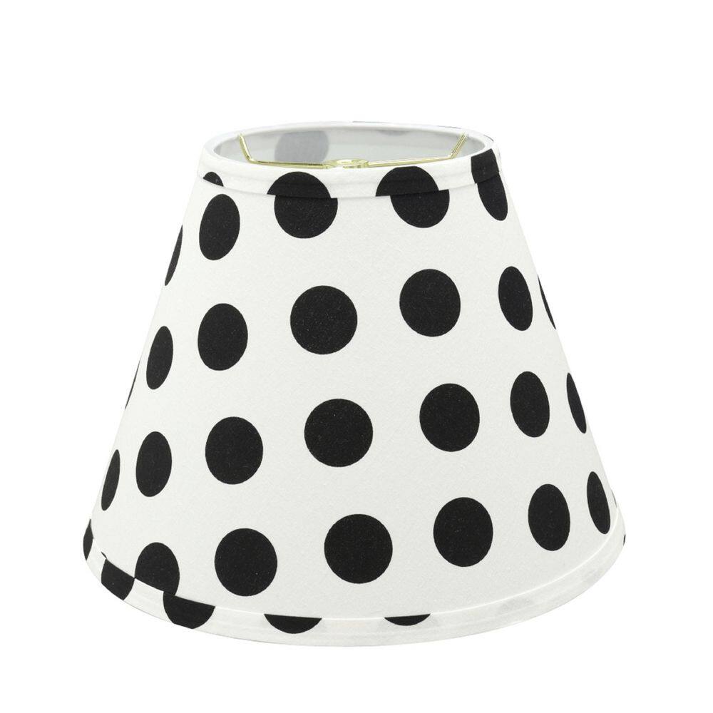 Aspen Creative Corporation 12 in. x 9 in. Off White Hardback Empire Lamp Shade