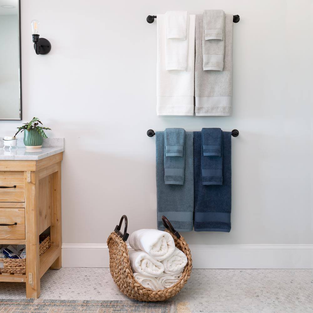 Becky Cameron 6-Piece White Ultra Soft Cotton Bath Towel Set