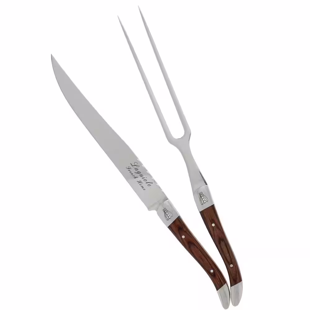 None Laguiole 2-Piece Pakkawood Carving Set
