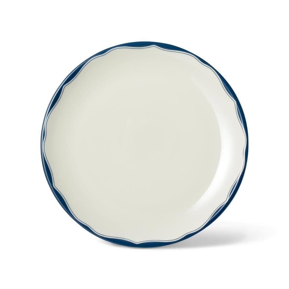 222 Fifth Brittany 12-Piece Navy Porcelain Dinnerware Set (Service for 4)