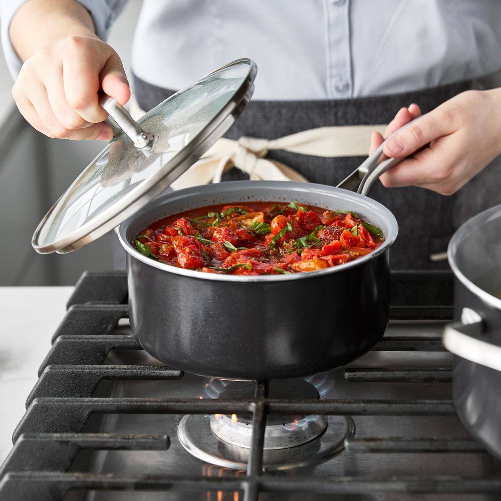 GreenPan 12-Piece Swift Healthy Ceramic Nonstick Aluminum Cookware Set