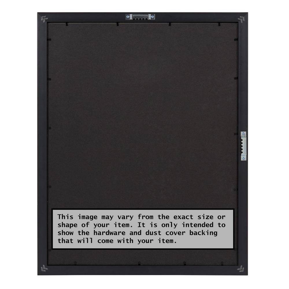 Amanti Art Opening Size 24 in. x 36 in. Salon Silver Picture Frame