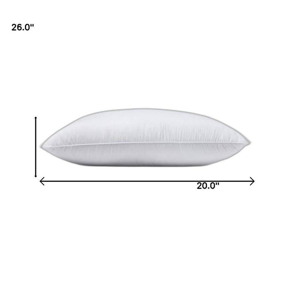 HomeRoots Victoria Firm Down Alternative Standard Pillow