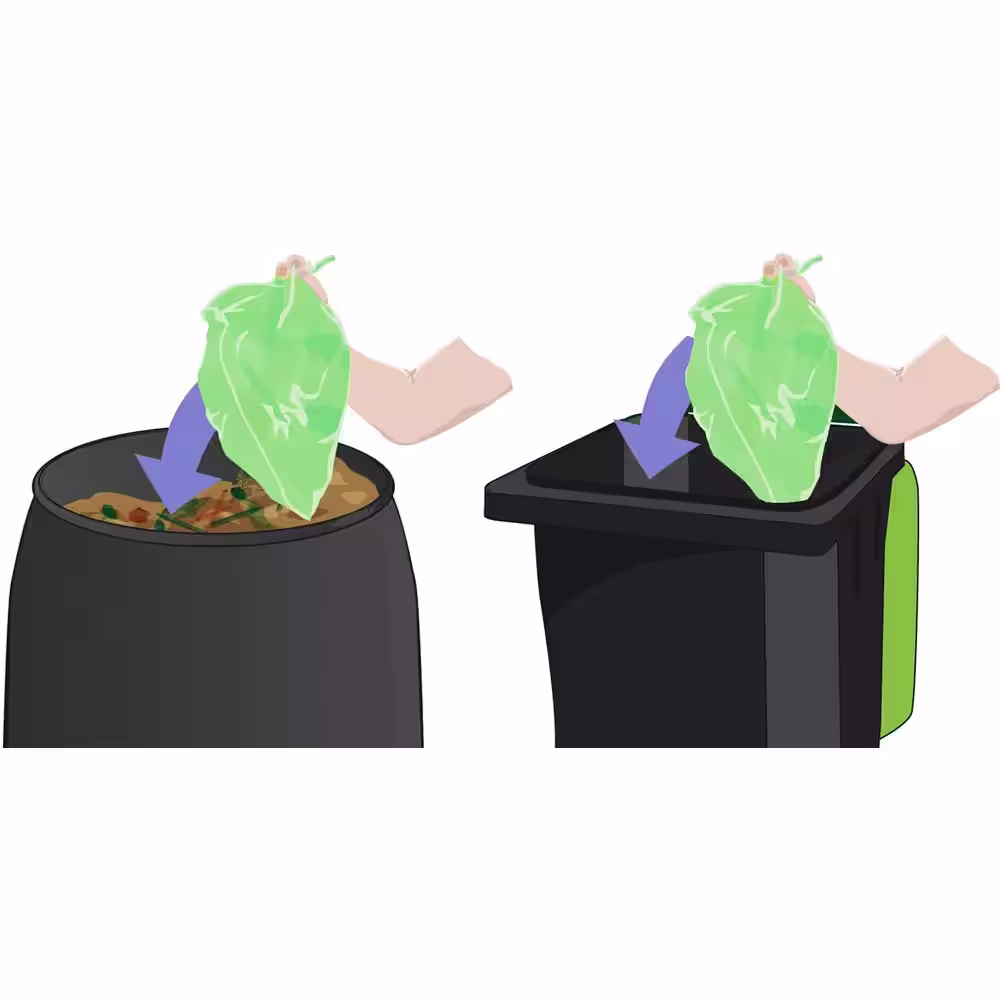 RSI Corn Bags for 1.85 Gal. Kitchen Caddie (120-Bags)