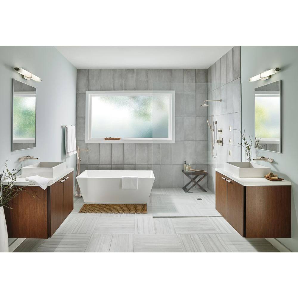 Delta Ara 24 in. Wall Mount Towel Bar Bath Hardware Accessory in Stainless Steel