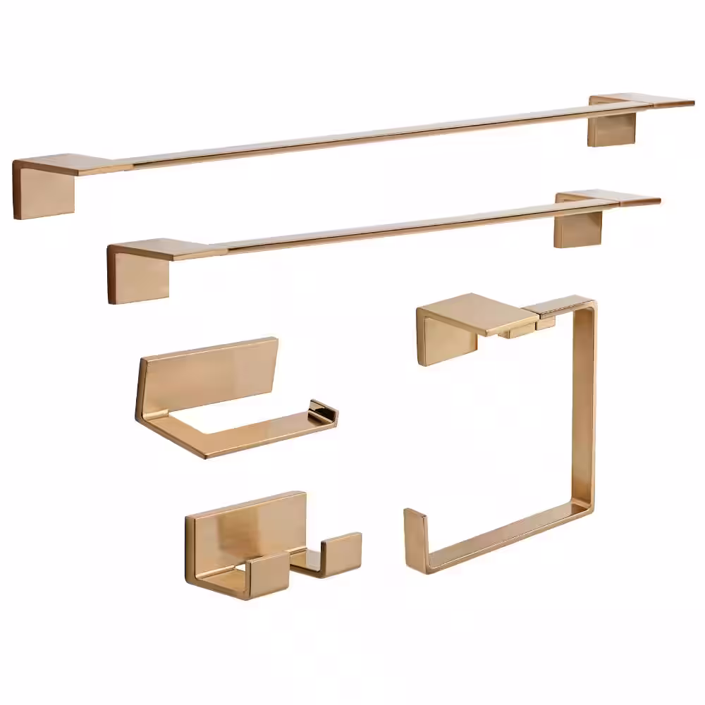 Delta Vero Single Post Toilet Paper Holder in Champagne Bronze