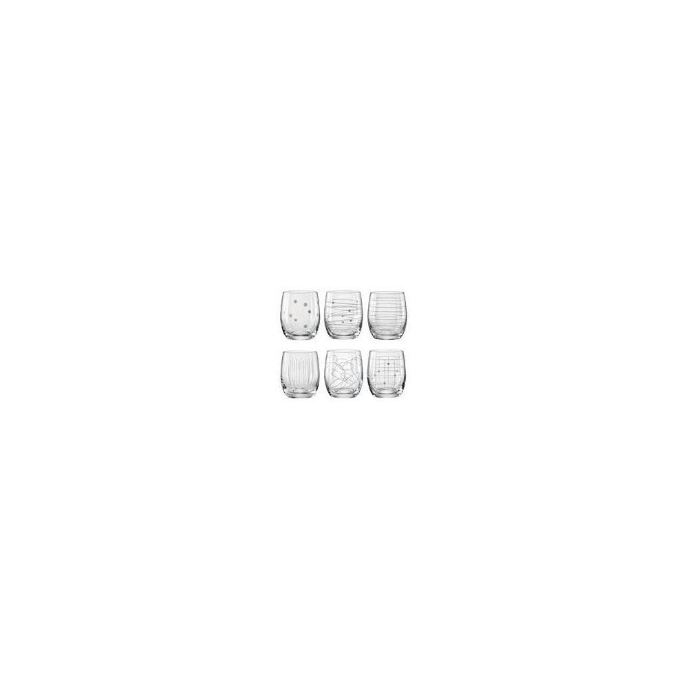 Unbranded Elements 10 oz. OF/stemless 6-assorted (Set of 6)
