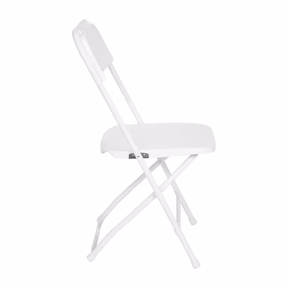 Carnegy Avenue Big and Tall Commercial Folding Chair - Extra Wide 650 lb. Capacity - Durable Plastic - 4-Pack