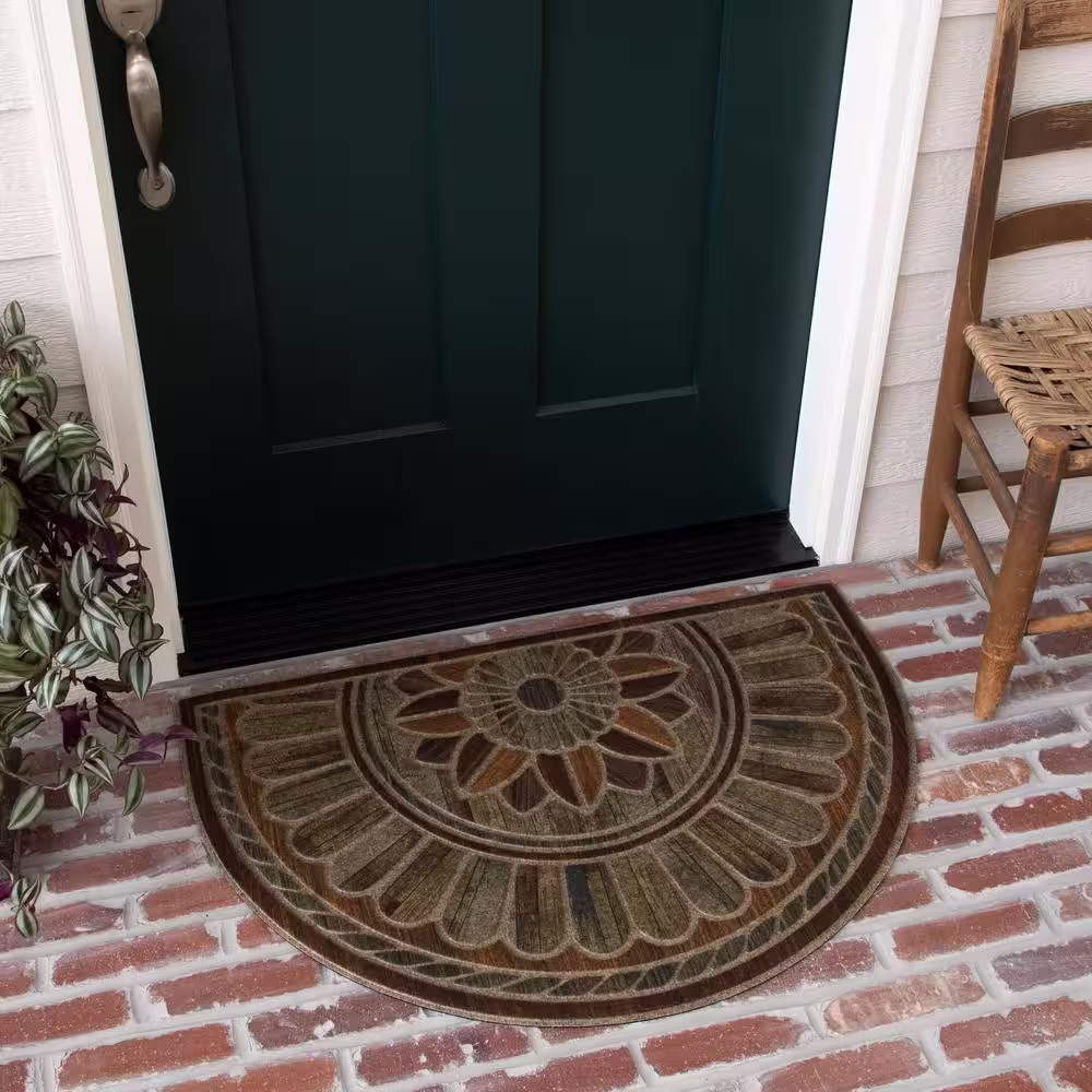 Mohawk Home Boardwalk Path Slice 24 in. x 36 in. Ornamental Entry Mat