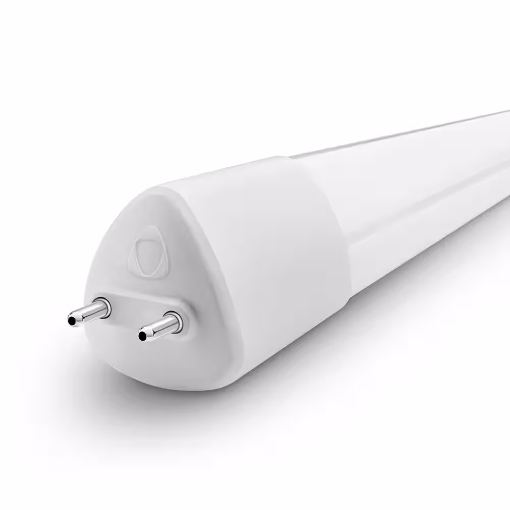 toggled 48 in. 16-Watt Daylight Deluxe T8 Dimmable Linear LED Tube Light Bulb (2-Pack)