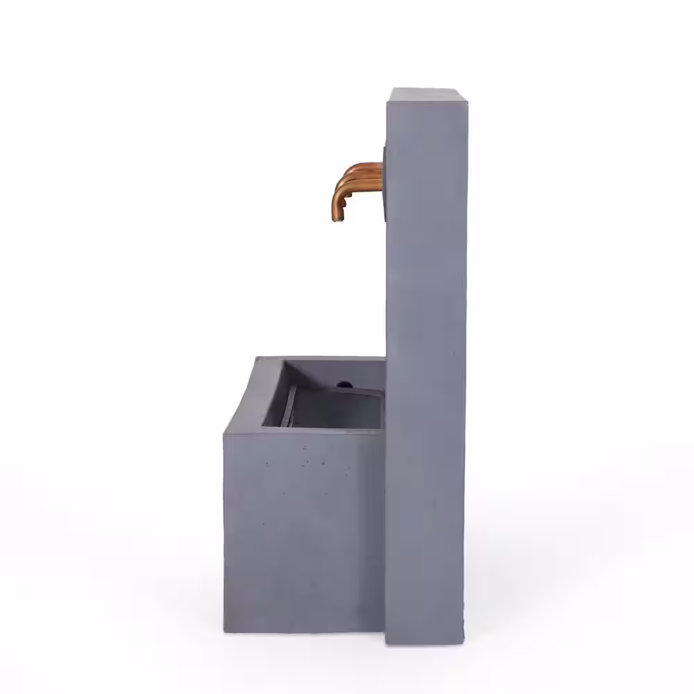 Noble House Massie 26 in. Outdoor 3 Spout Fountain